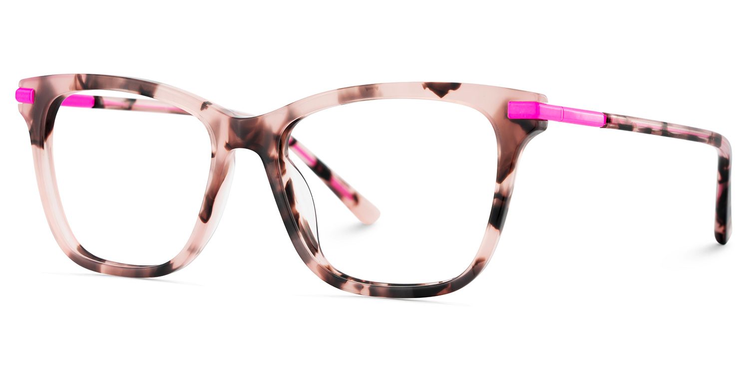 Eliot Rosa-Tortoise Rechteckig Brille3