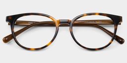 Allison Tortoise Rund Brille3