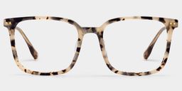 Zoe Tortoise Quadratisch Brille2