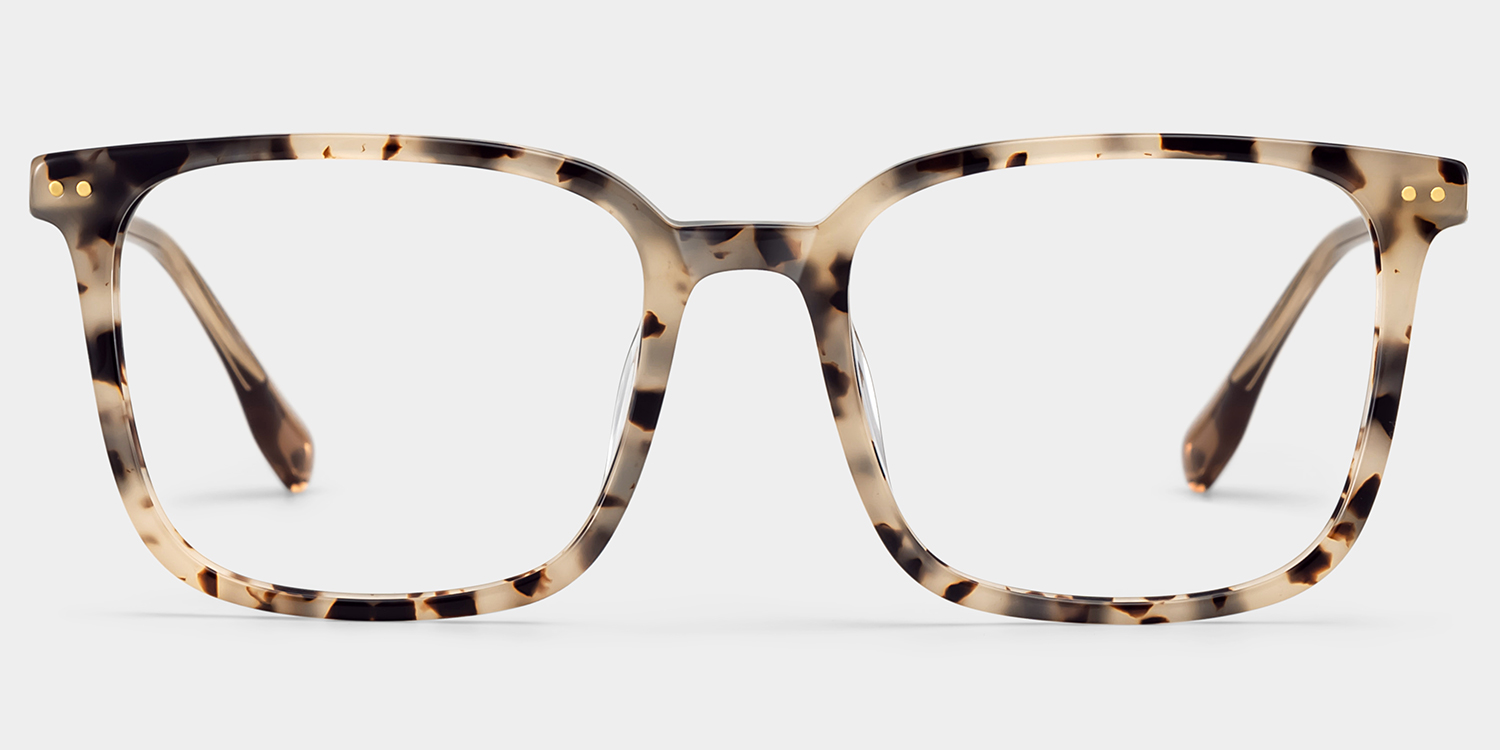 Zoe Tortoise Quadratisch Brille gutes Bild