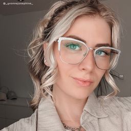 Javier Silber Rechteckig Brille11