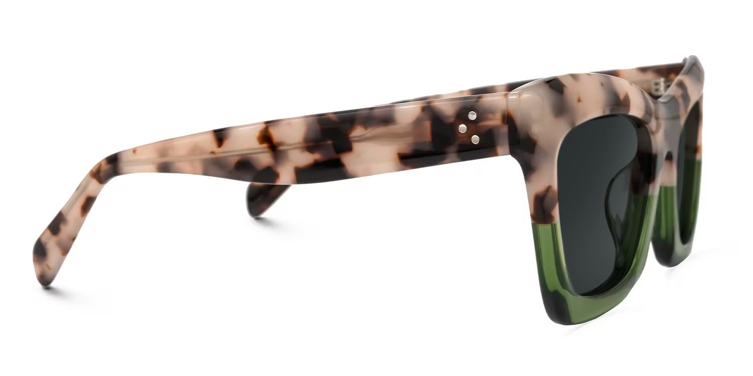 Benitez Grün-Tortoise Quadratisch Brille3