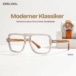 Easton Beige Pilot Brille0