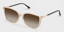 Cora Beige Quadratisch Sonnenbrille2
