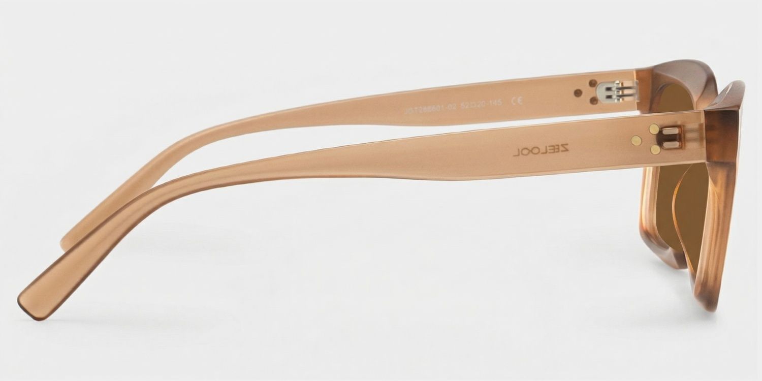 Marley Tr90 Braun Rectangle Sonnenbrille | ZEELOOL3