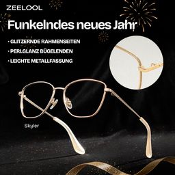 Skyler Gold Schmetterling Brille0