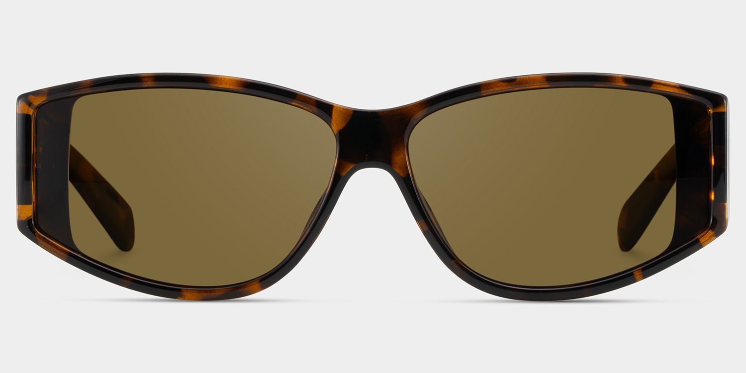 Gino Tortoise Geometrisch Sonnenbrille0