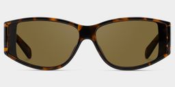 Gino Tortoise Geometrisch Sonnenbrille0