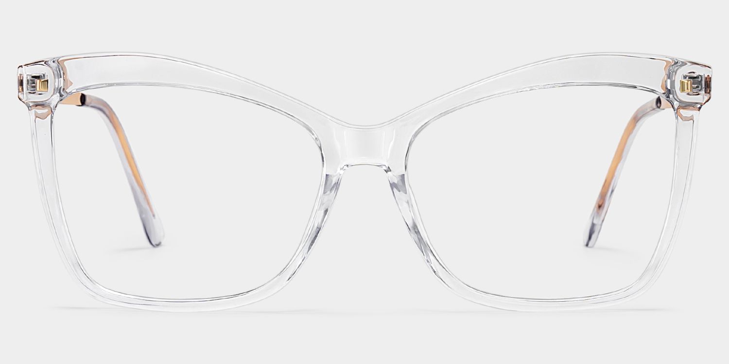 Isaebella Klar Schmetterling-Form Brille0