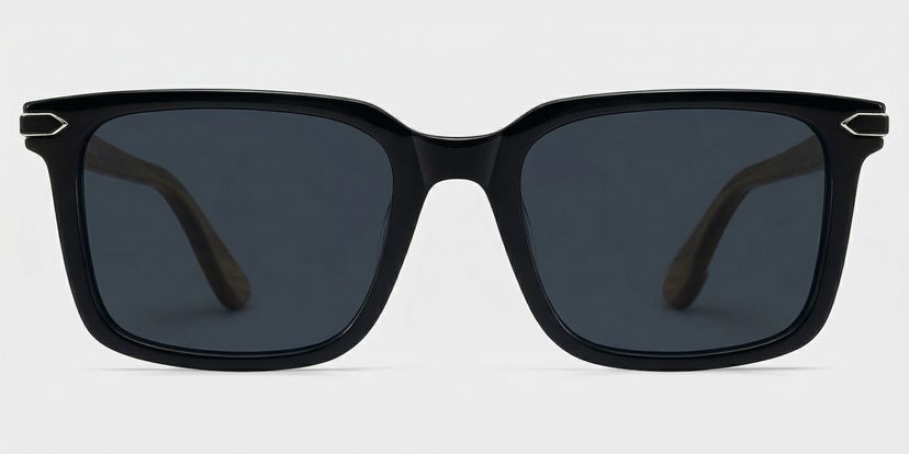 Noah Schwarz Rechteckig Brille