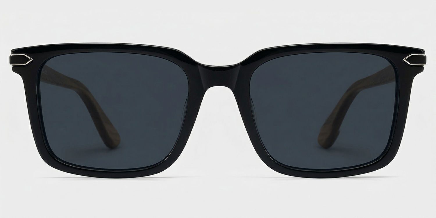 Noah Rectangle Style in Schwarz Sonnenbrille | ZEELOOL0