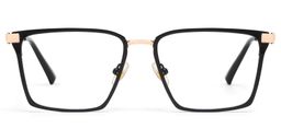 Finn Schwarz Rechteckig Brille0