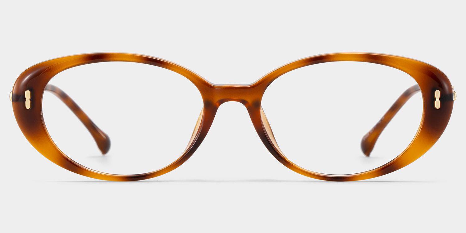 Blaire Tortoise Oval Brille1