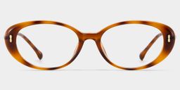Blaire Tortoise Oval Brille1