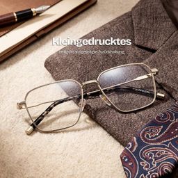 Ashley Gold Quadratisch Brille0