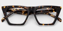 Cecile  Tortoise Cat Eye Brille1