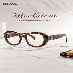 Catherine Tortoise Oval Brille0