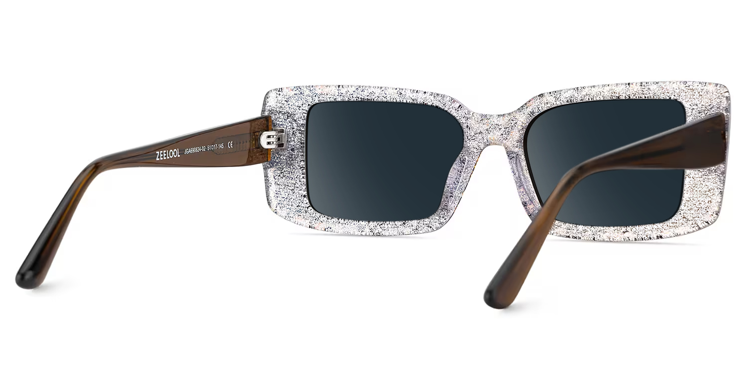 Gleam Leo Rechteckig Acetat Brille4