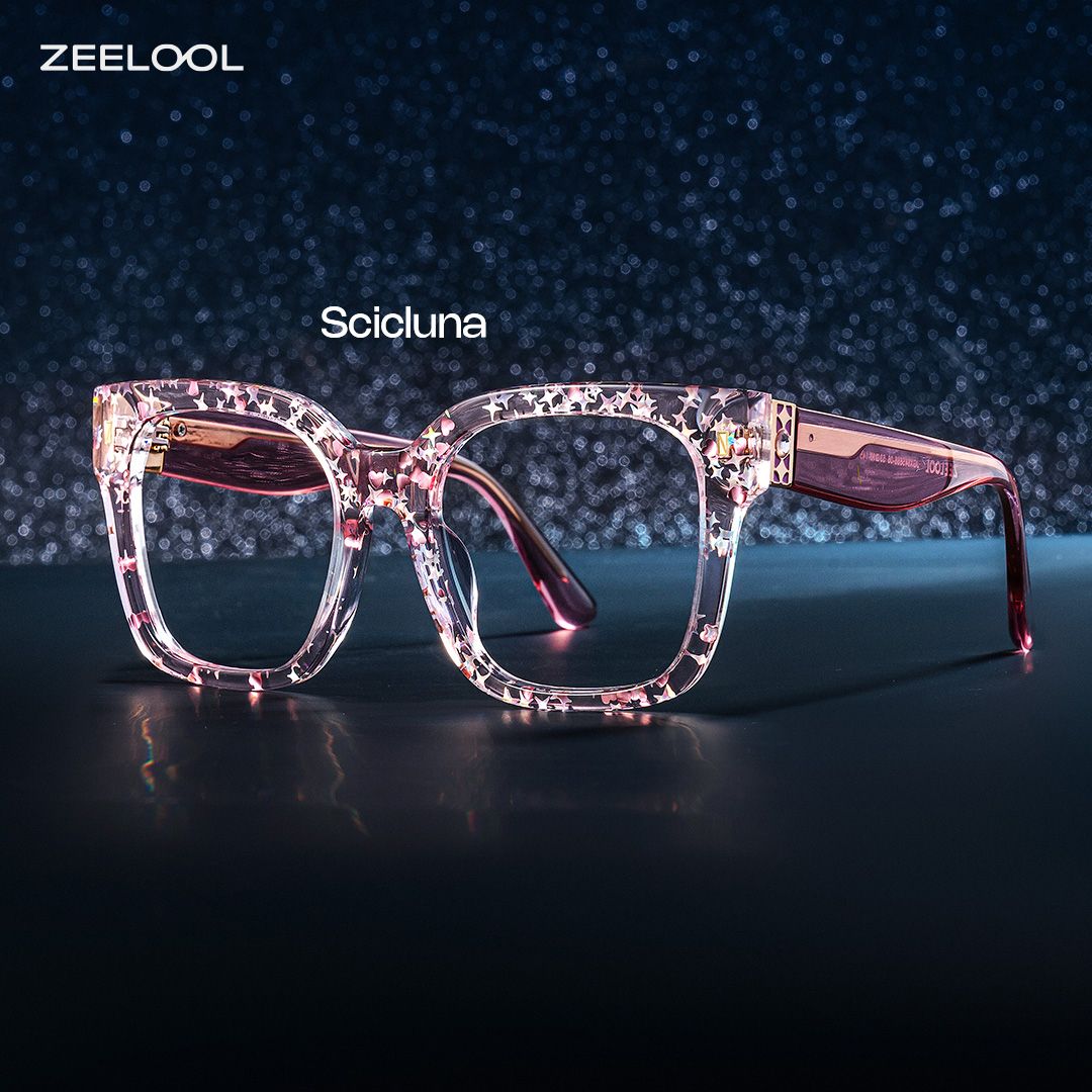 Scicluna Rosa Quadratisch Brille0