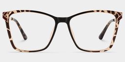 Tricee Tortoise Quadratisch Brille0