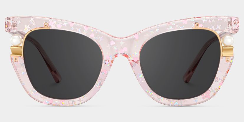 Pearl Rosa Cateye Sonnenbrille