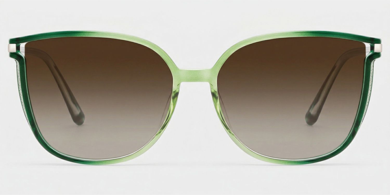 Walden Hellgrün Cateye Brille0