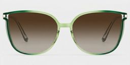 Walden Hellgrün Quadratisch Sonnenbrille0