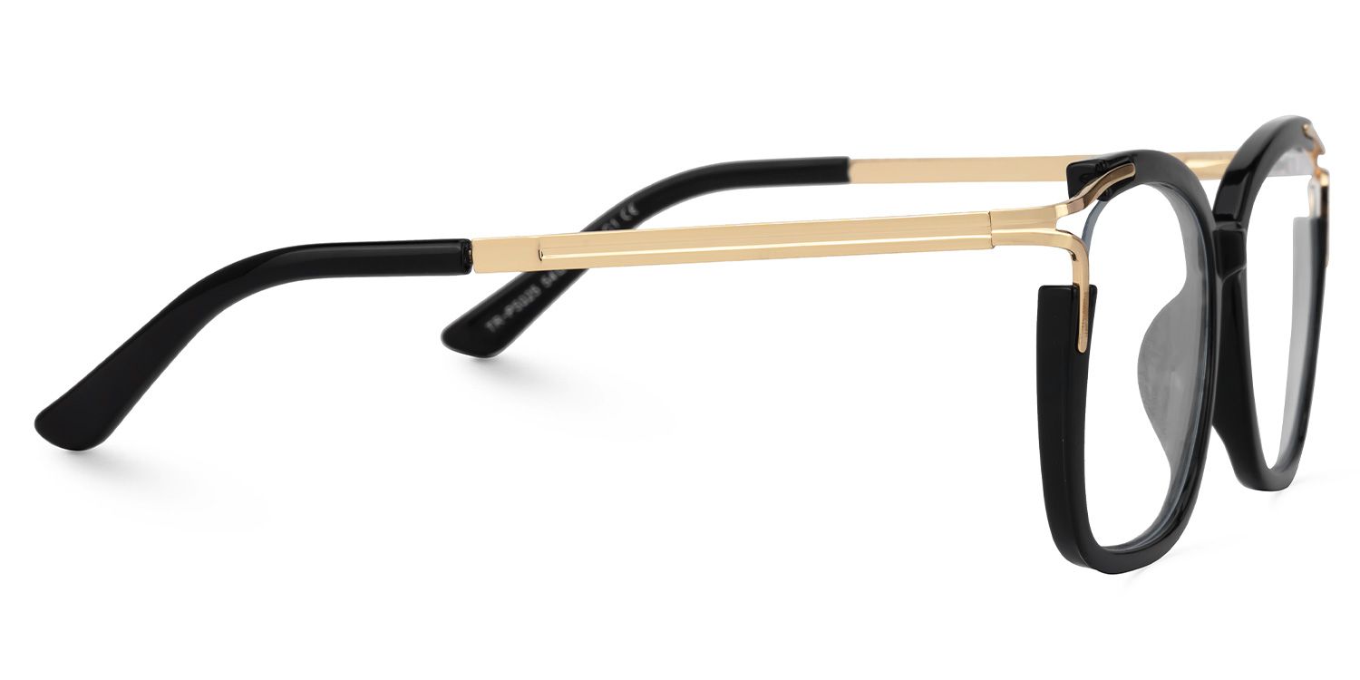 Sidibe Schwarz Quadratisch Brille4