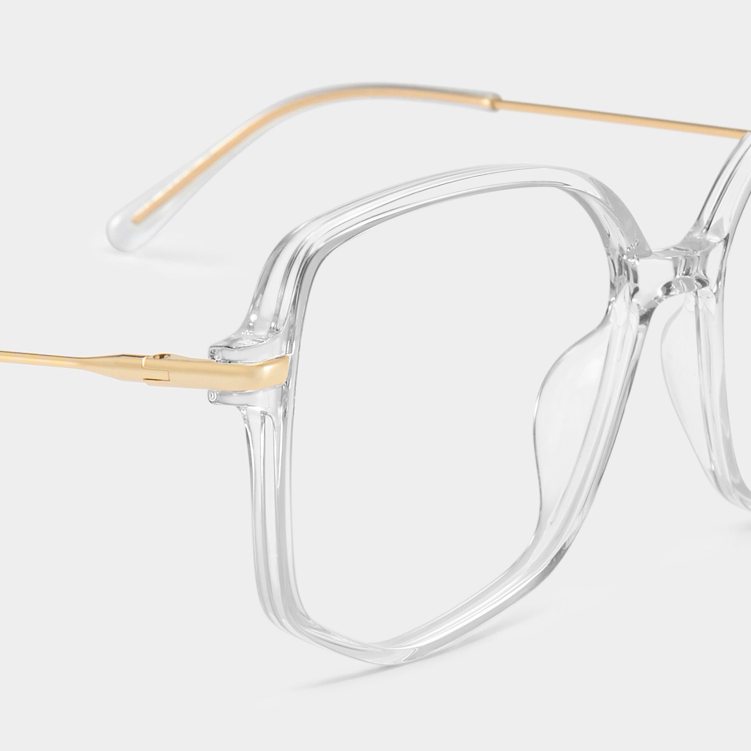 Payton Klar Geometrisch Brille4