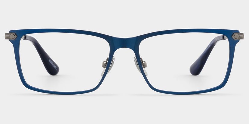 Alexander Blau Rechteckig Brille