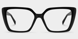 Emery Schwarz Quadratisch Brille1