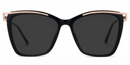 Matia Schwarz Quadratisch Brille0