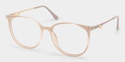 Babbage Hellbraun Rund Brille2