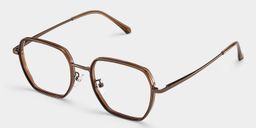 Arden Braun Geometrisch Brille3