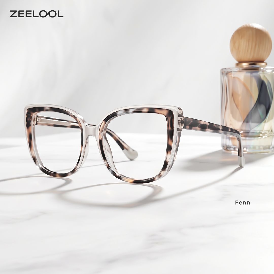 Fenn Braun-Tortoise Cateye Brille0