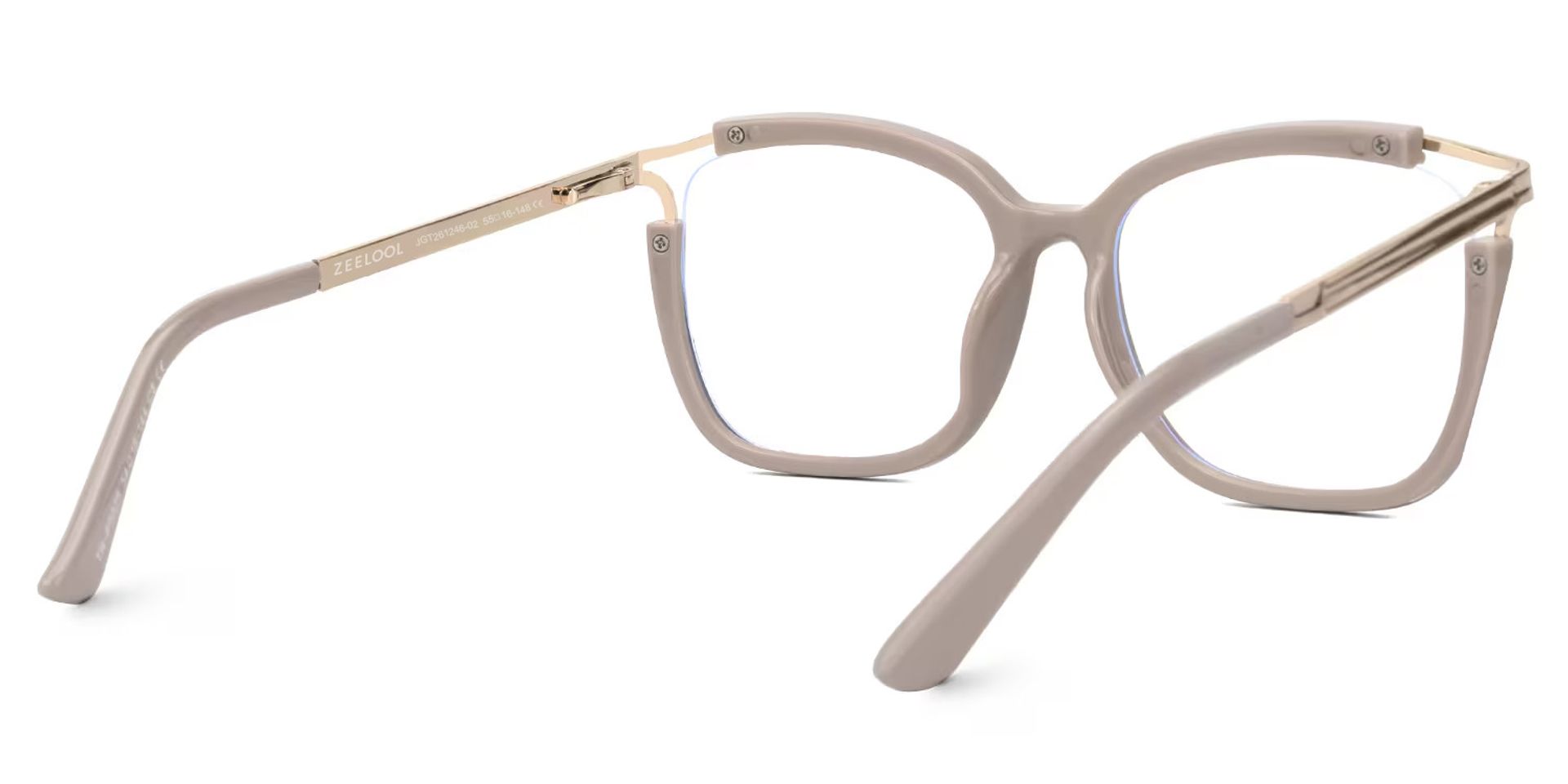 Sidibe Khaki Quadratisch Brille4