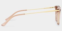 Selena Beige Rechteckig Brille3