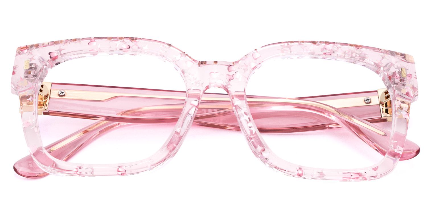 Scicluna Rosa Quadratisch Brille2