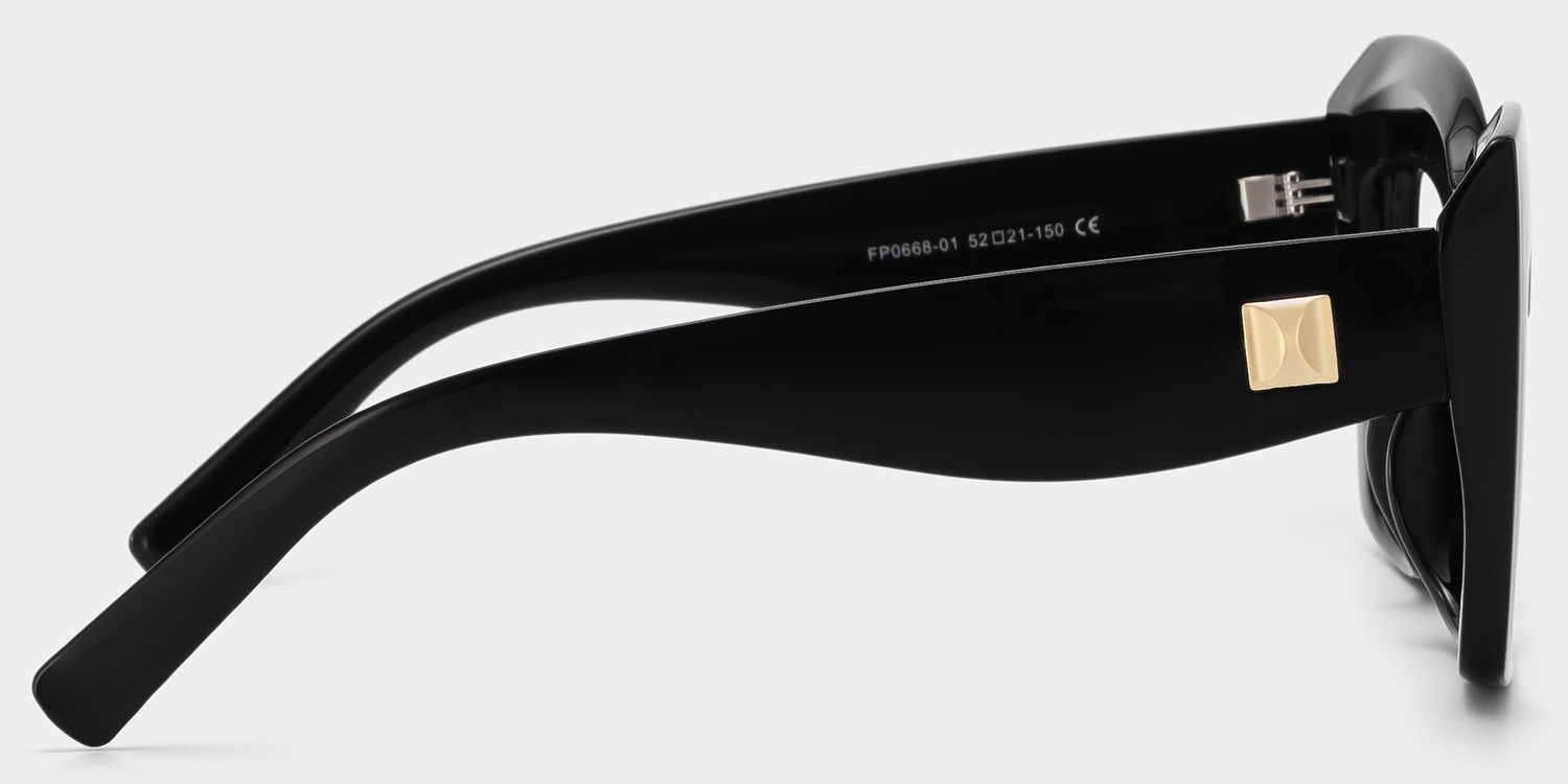 Alberta Schwarz Cat Eye Brille3
