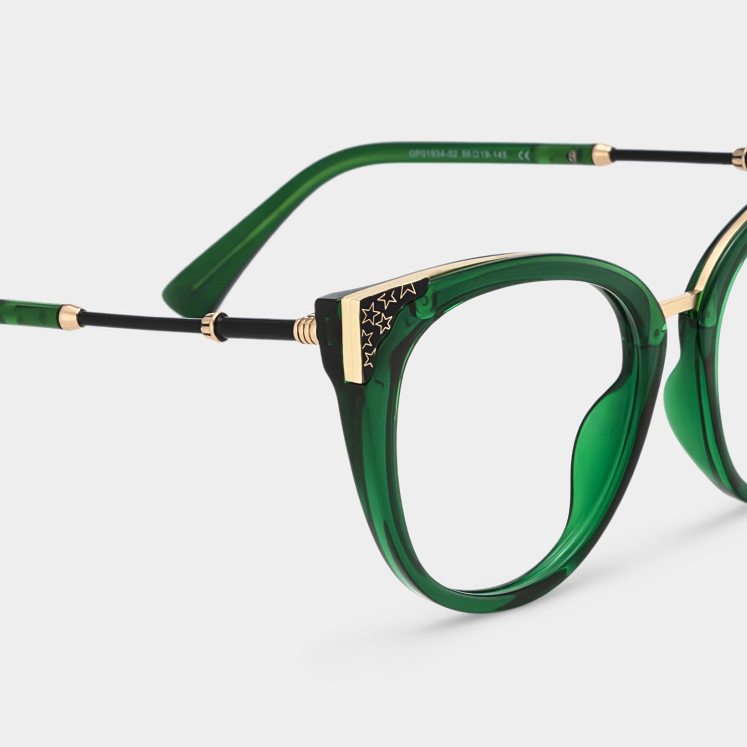 Dalton Dunkelgrün Cat Eye Brillen4