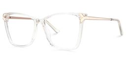 Tricee Klar Quadratisch Brille1