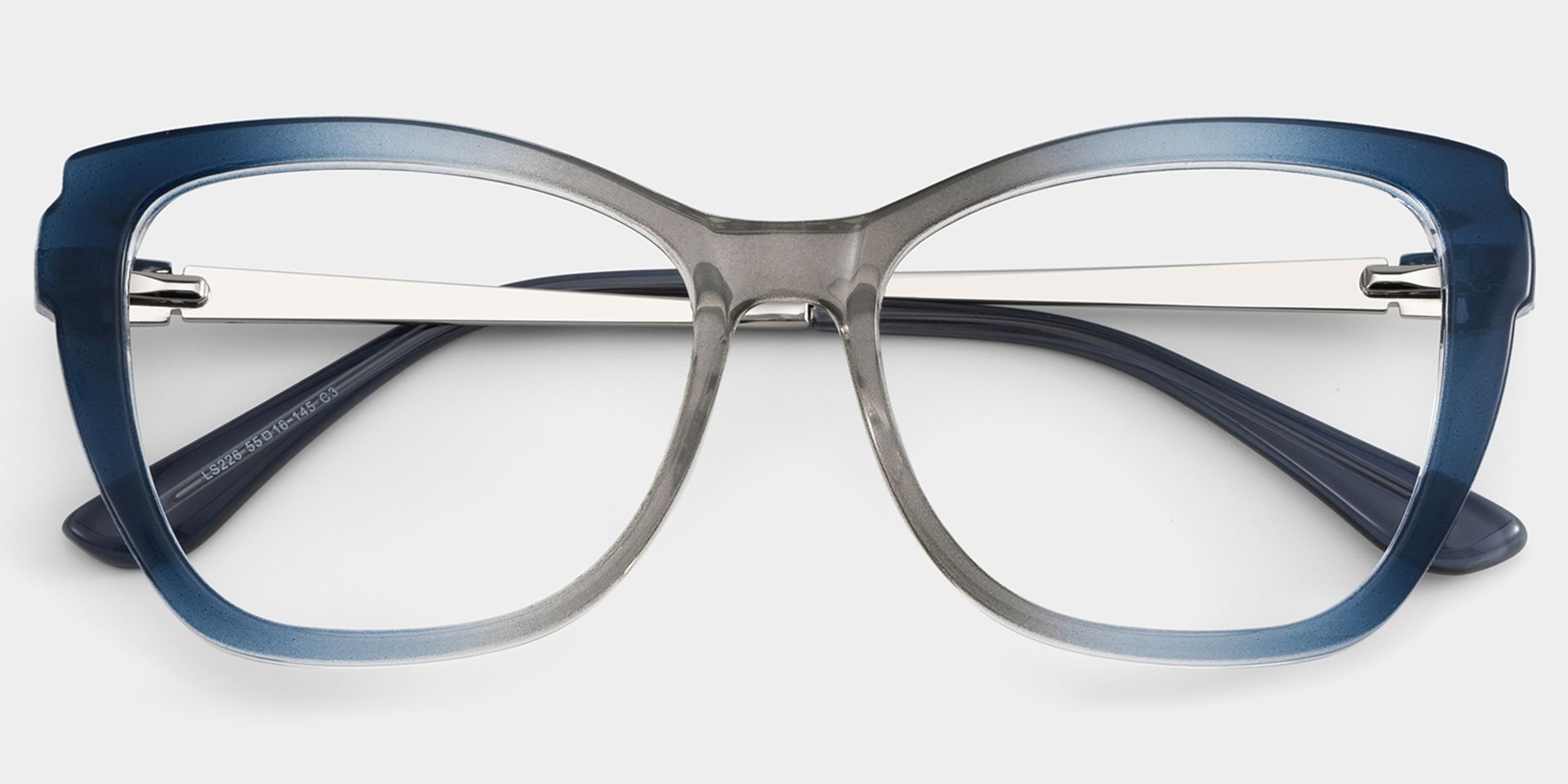 Winda Blau Schmetterling Brille3