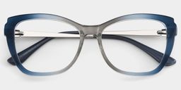 Winda Blau Schmetterling Brille3