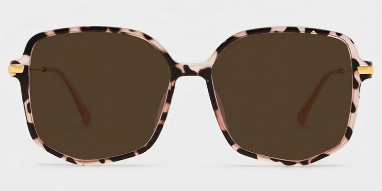 Payton Tortoise Geometrisch Sonnenbrille