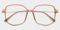 Payton Beige Geometrisch Brille1