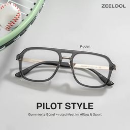 Ryder Schwarz Pilot Brille1