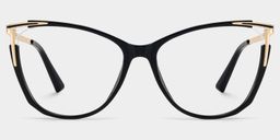 Pace Schwarz Cateye Brille1