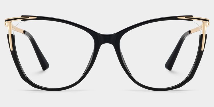 Pace Schwarz Cateye Brille