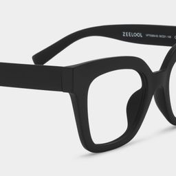 Malcolm Schwarz Quadratisch Brille4