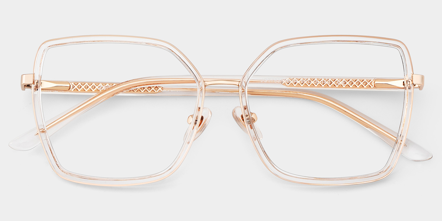 Olicia Kristall Quadratisch Brille1